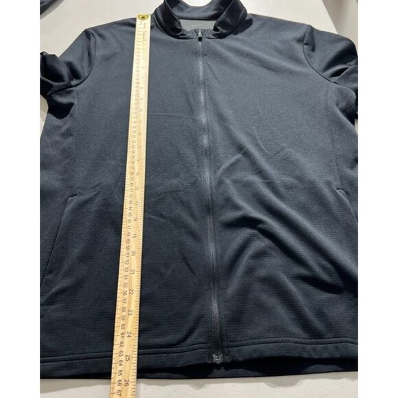 Nike Dri-Fit Mens Full-Zip Jacket L Black Polyester Lightweight Athletic Wear - Picture 11 of 12